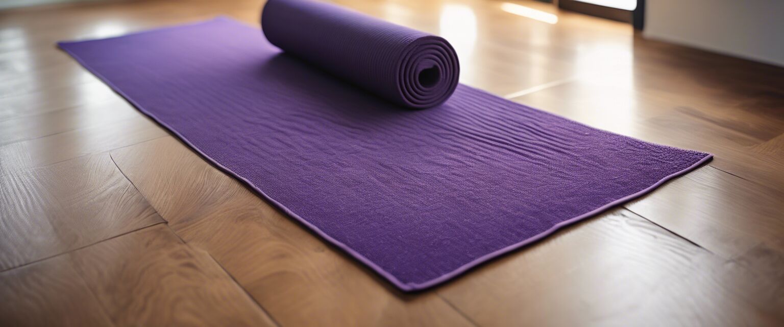 Cleaning yoga mat